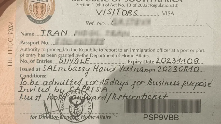 Kết quả Visa 1