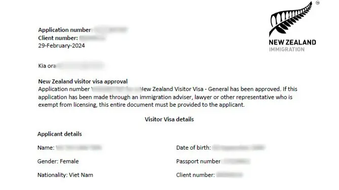 Kết quả Visa 1