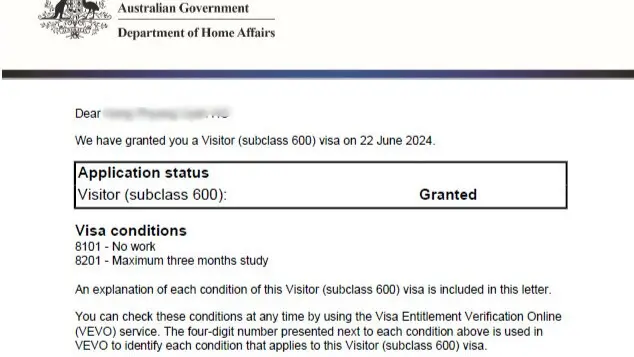 Kết quả Visa 1